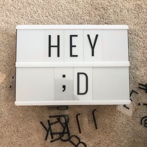 Customizable marquee sign